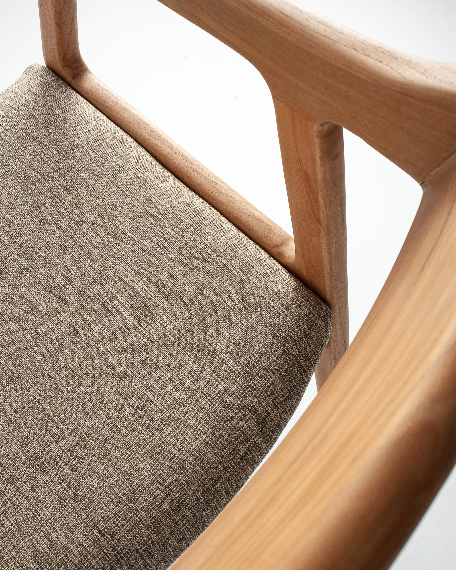 HENDRY DINING ARM CHAIR/ WALNUT/NATURAL Thumbnail
